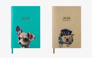 狗狗图案记事本免抠