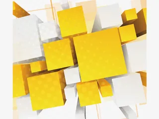 炫彩几何图形免抠