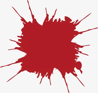 矢量喷溅墨汁底纹免抠