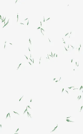 碎花田园风装饰免抠