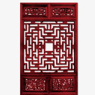 传统古建筑门窗装饰免抠 传统古建筑门窗装饰免抠