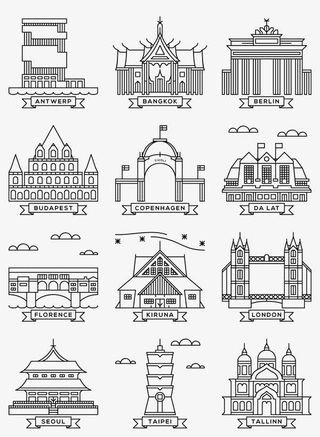 城市城市LOGO免抠