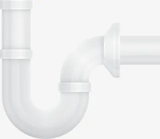 弯曲下水管道管子免抠