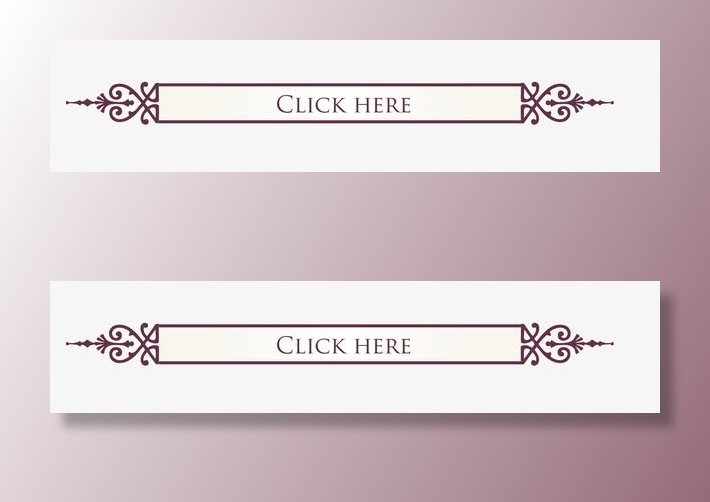 欧式分割线免抠标签元素