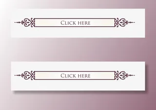 欧式分割线免抠标签元素