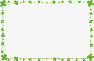 四叶草边框免抠