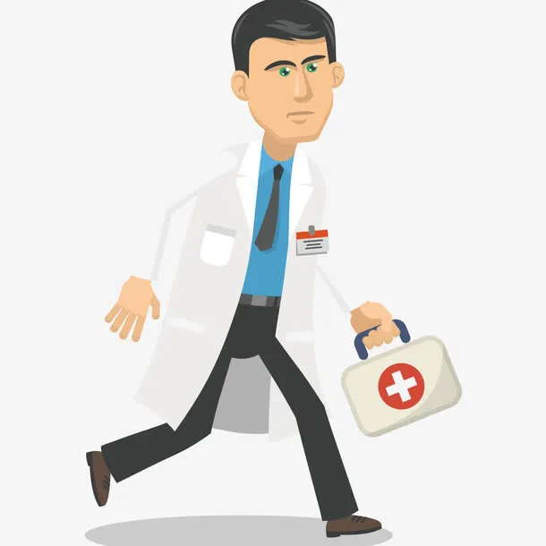 行走的医生免抠