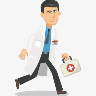 行走的医生免抠