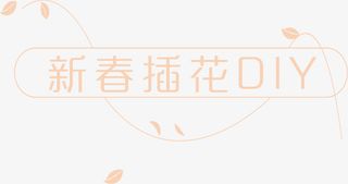 新春插花DIY免抠