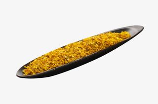 金黄色桂花茶桂花花瓣免抠