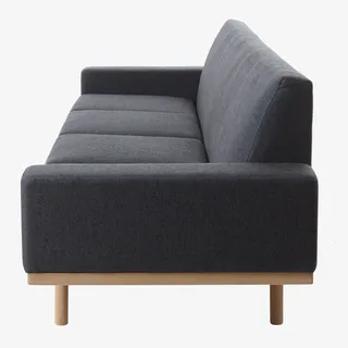 黑色高级沙发侧面免抠