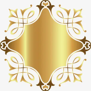 奢华金色卡片免抠