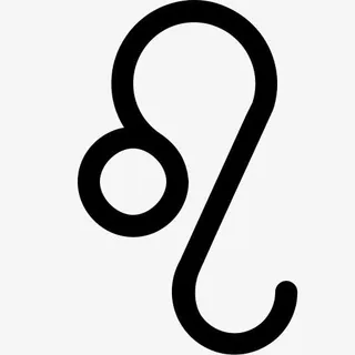 占星术星座狮子座形状标志生肖天免抠