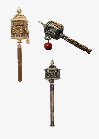 3款矢量转经轮免抠