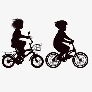 儿童剪影孩子剪影图片免抠