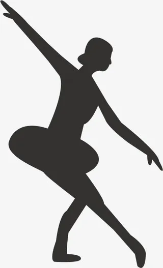 芭蕾舞元旦晚会素材免抠