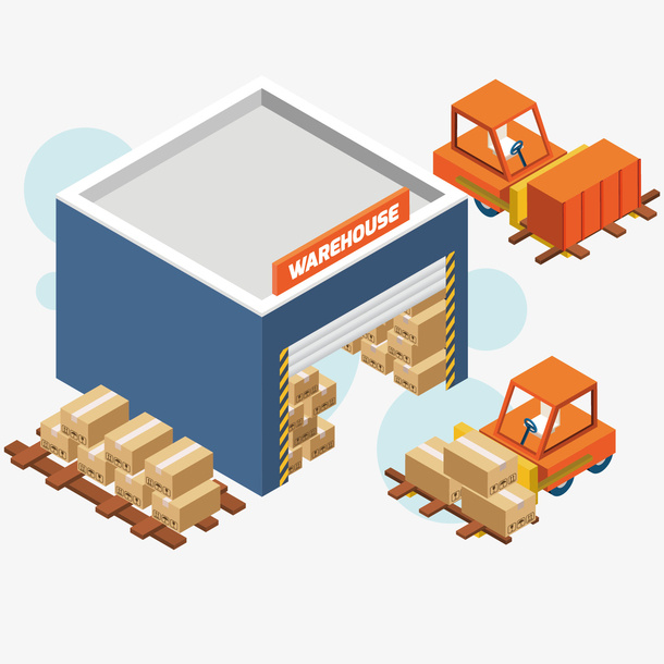 工厂工作立体卡通免抠手绘/卡通卡通元素