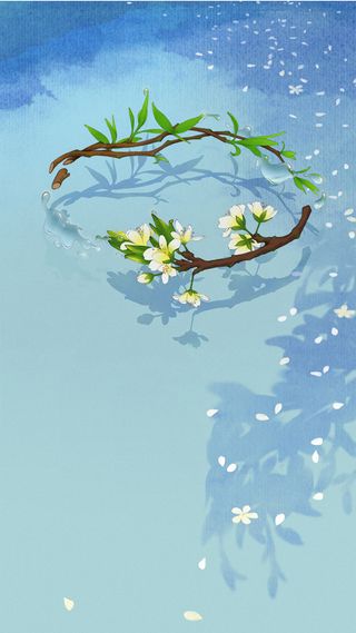 简约文艺小清新清明节H5图高清