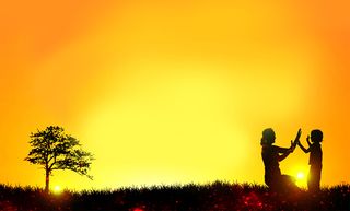 母亲节创意温馨海报背景图高清