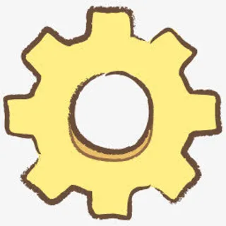 齿轮黄色齿轮免抠