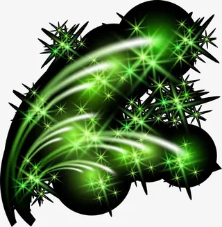 梦幻星光星河免抠