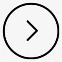 黑色简笔画向右箭头卡通免抠