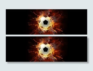炫彩足球背景高清