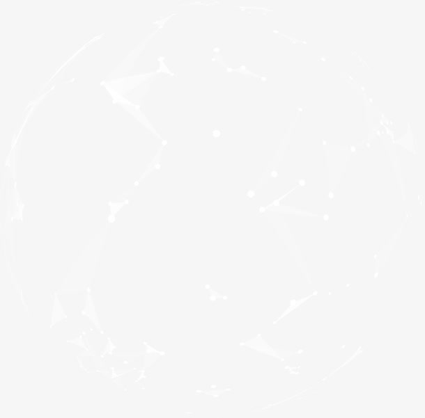 白色图形地球免抠