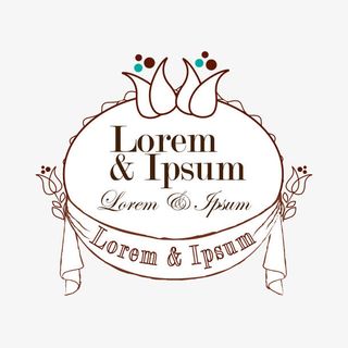 七夕节花纹边框免抠