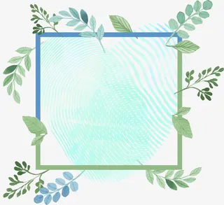 春天绿色叶子装饰免抠