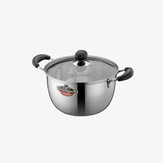 长河不锈钢锅汤炖锅免抠