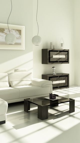 黑白家居H5背景素材高清