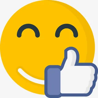 高兴表情好评免抠