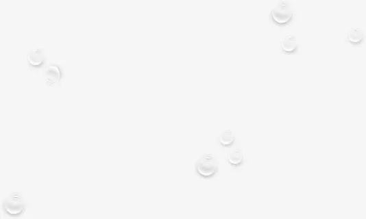 春天手绘水滴装饰免抠