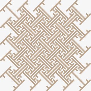 折线古代窗纹纹理免抠