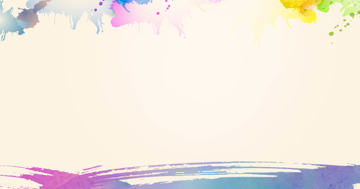 水彩水墨颜料元素高清