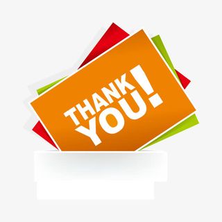 卡片感谢有你免抠