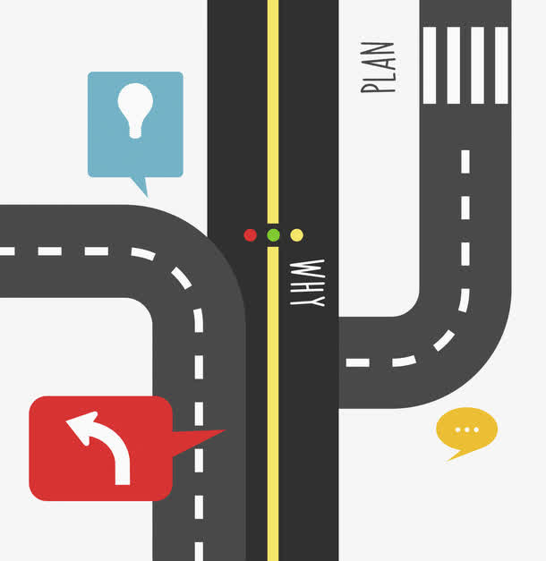 城市公路免抠