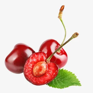 新鲜的鲜艳车厘子免抠