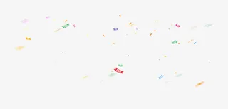 漂浮彩带优惠卷免抠