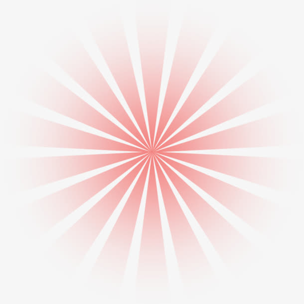 红色渐变放射光免抠装饰效果特效元素