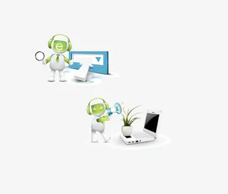 3d立体小人免抠