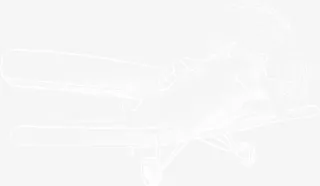 手绘灰色飞机免抠