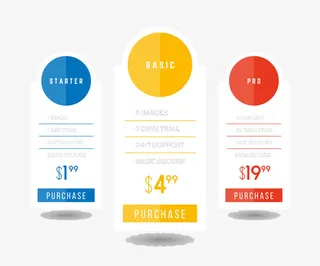 折纸价格标签免抠