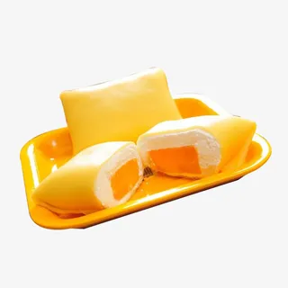 黄色榴莲班戟免抠