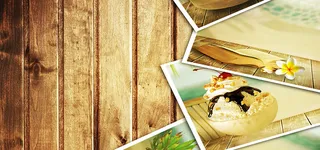 夏日风景背景素材高清