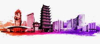 湖南建筑风景免抠