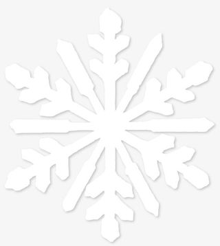 一片精美雪花六个角免抠