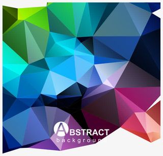 立体拼接背景矢量