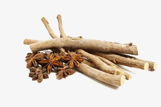 中草药甘草根组合免抠